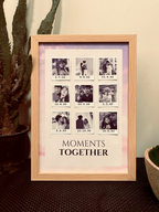 Moments Together personalized pop-up photo frame – anniversary gift for couples