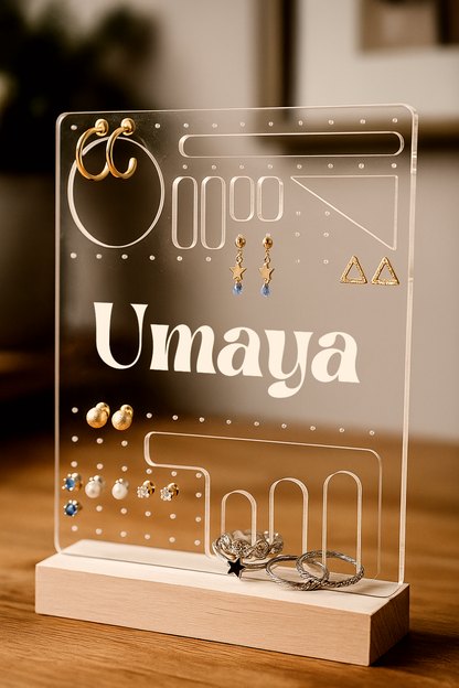 Multi-tier jewelry organizer stand – gift for her

