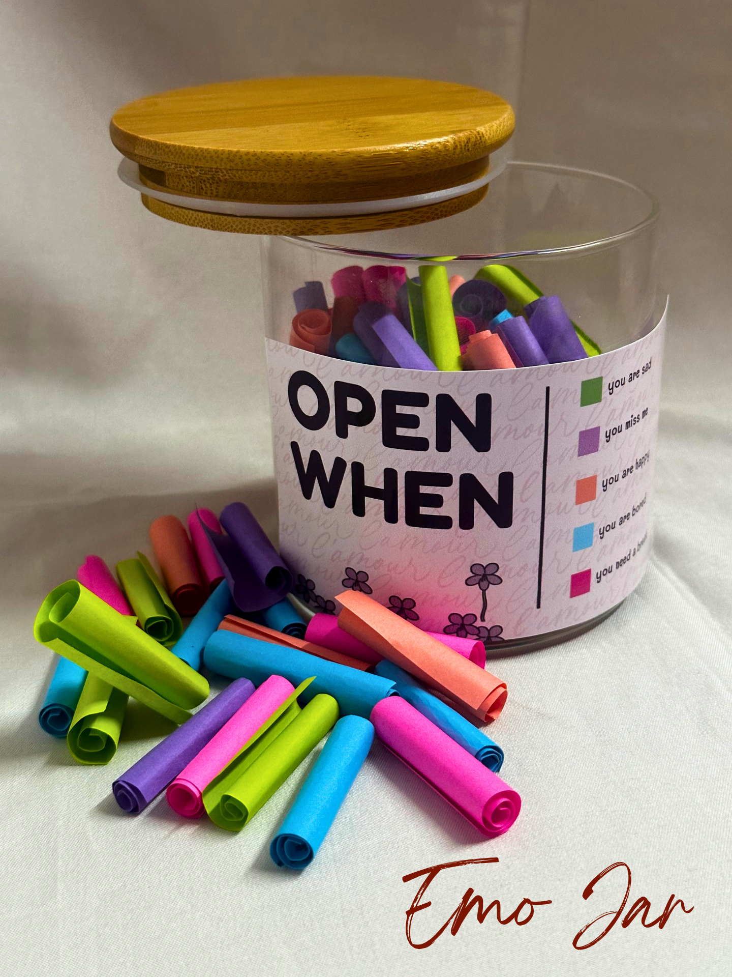 EMO JAR with five vibrant colors – personalized emotional support gift