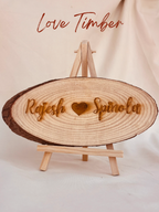 Beauty personalized gift frame with custom photo and message – aesthetic present