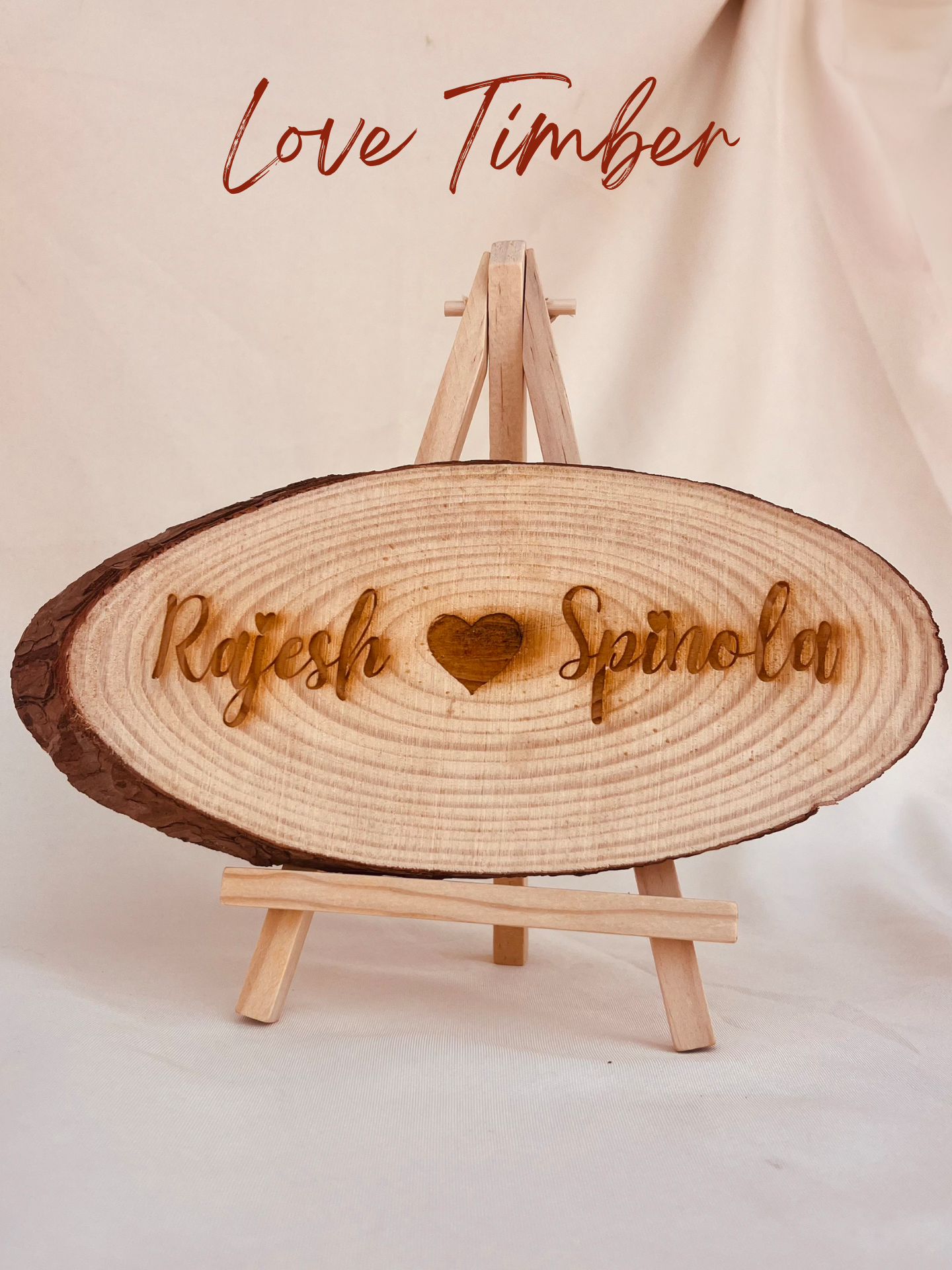 Beauty personalized gift frame with custom photo and message – aesthetic present