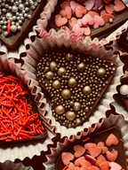 LoveBite chocolates arranged elegantly – wedding or Valentine’s Day present