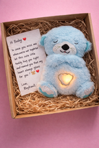 Breathing Teddy Bear with Soft Glow Light