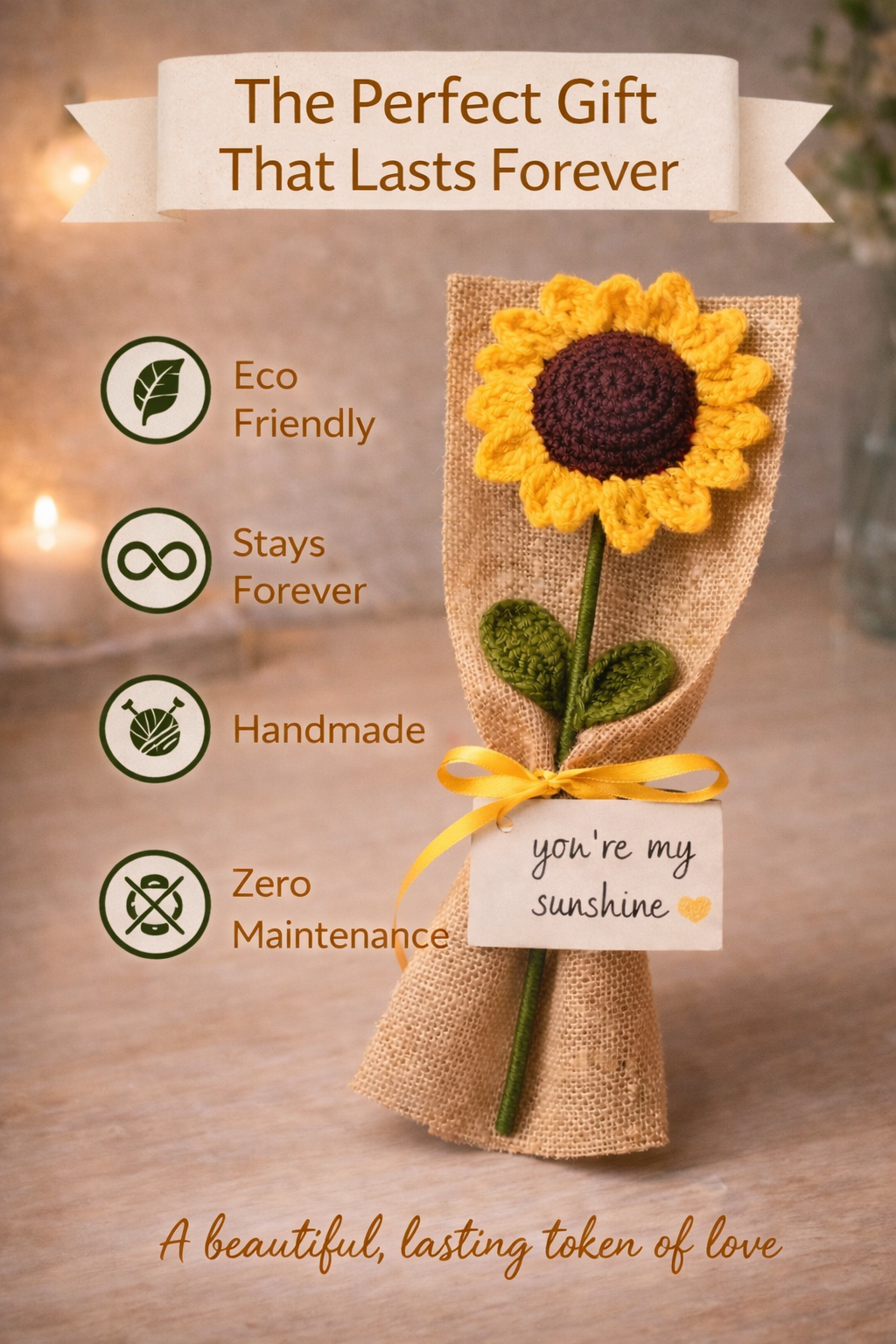 Sunflower Corchet  Bouquet