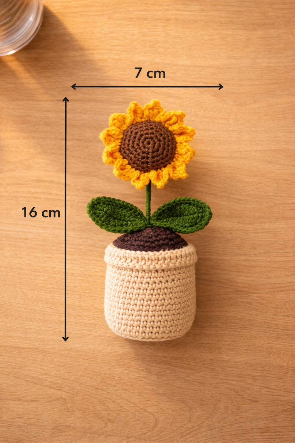 Forever Bloom Crochet Sunflower