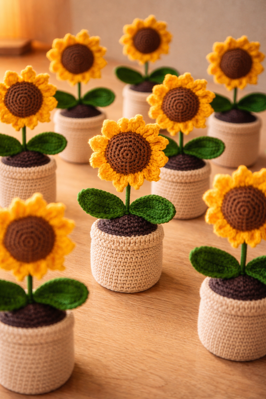 Forever Bloom Crochet Sunflower