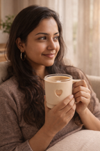 Elegant Mini Heart Mug Set for Couples