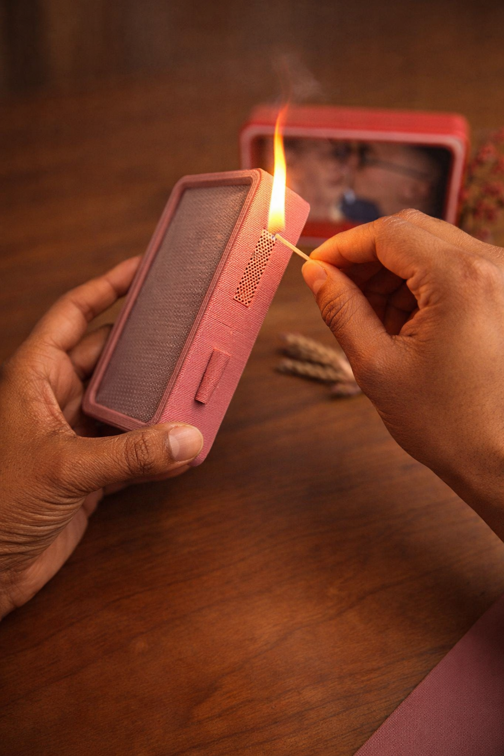 Flame Reveal Box – Burn to Reveal Photo Surprise