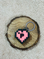 Pixel Heart Keychain | Minecraft