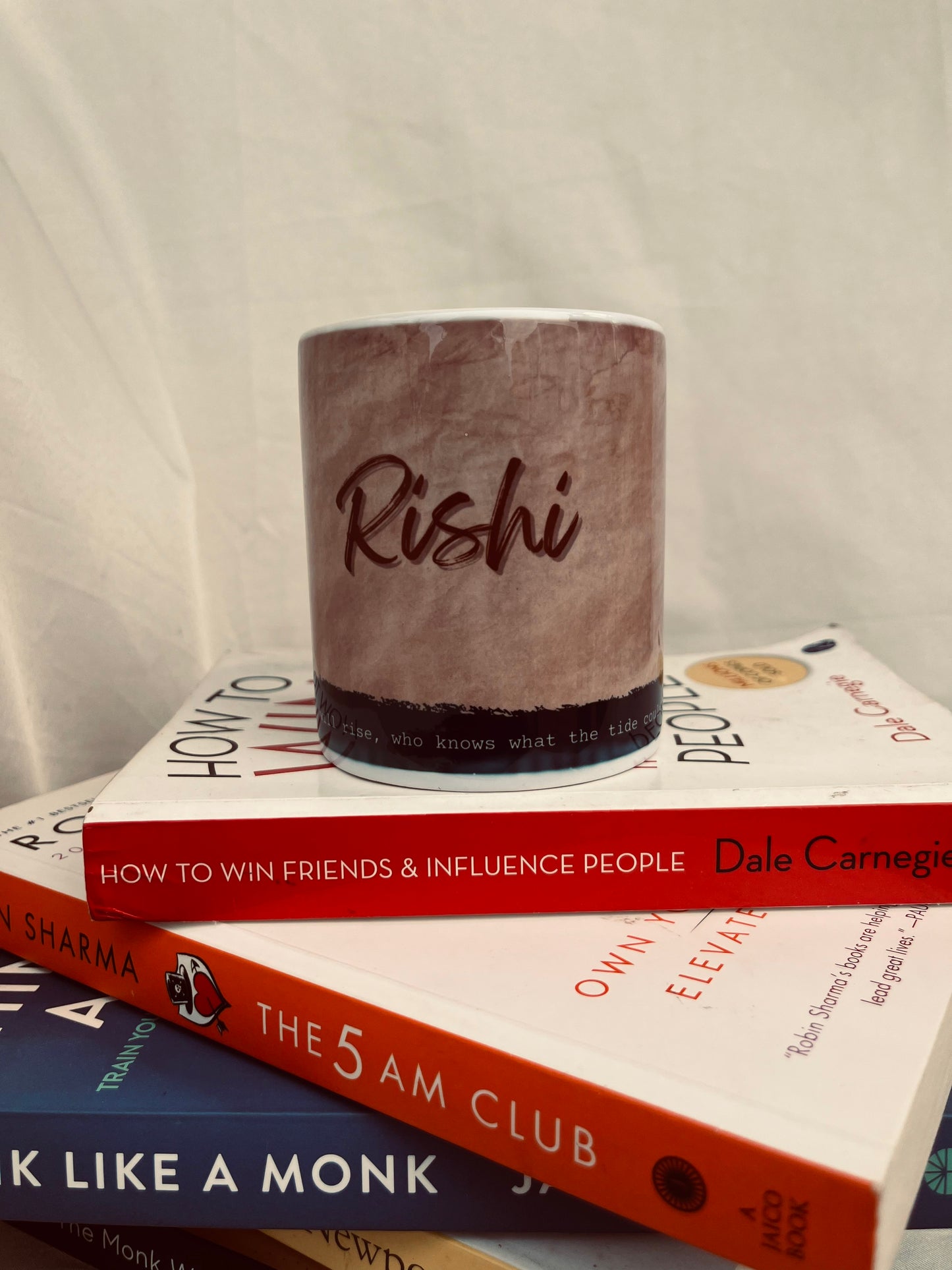 custom mug featuring printed name and message – unique personalized gift india
