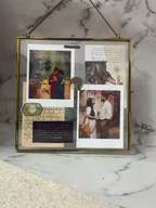 Elegant personalized couple frame – anniversary gift India