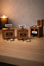Personalised In–Out Key Holder for Couples