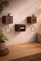 Personalised In–Out Key Holder for Couples