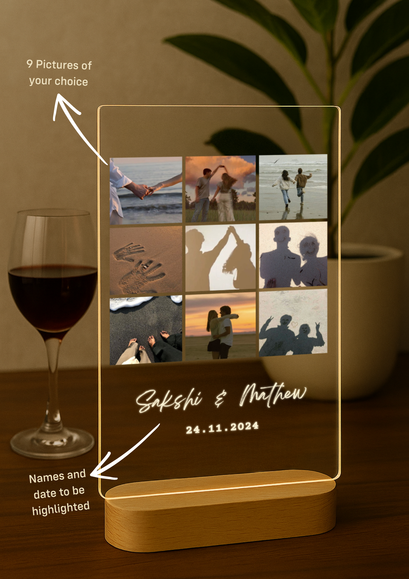 Romantic wall decor gift

