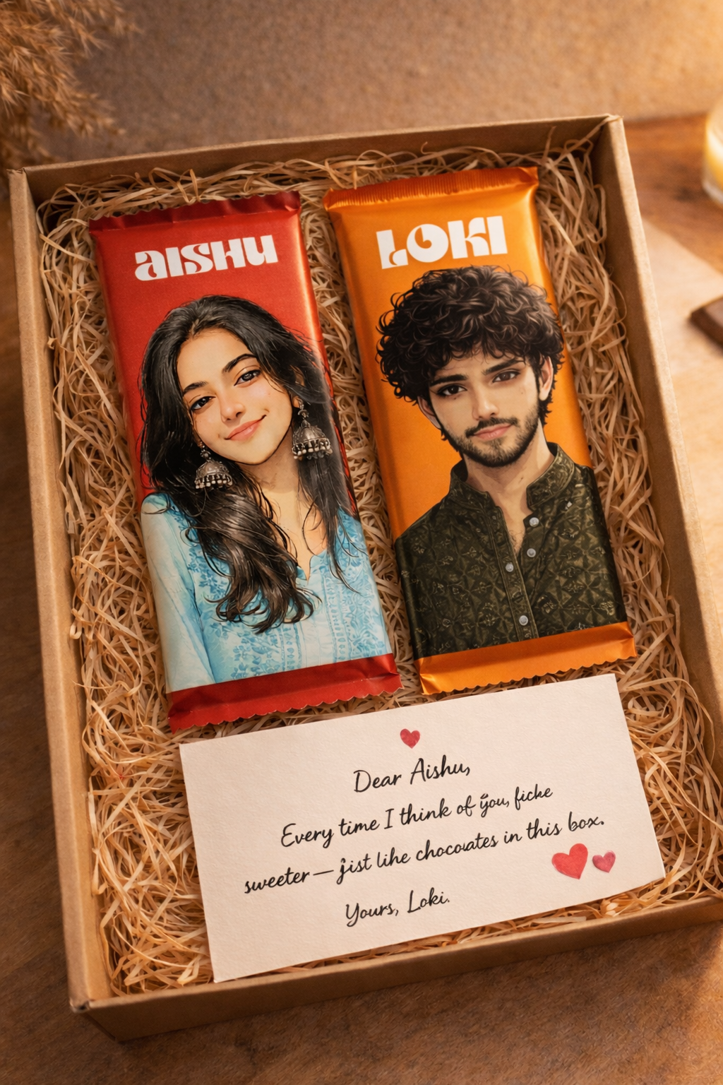 Personalized Photo Chocolate