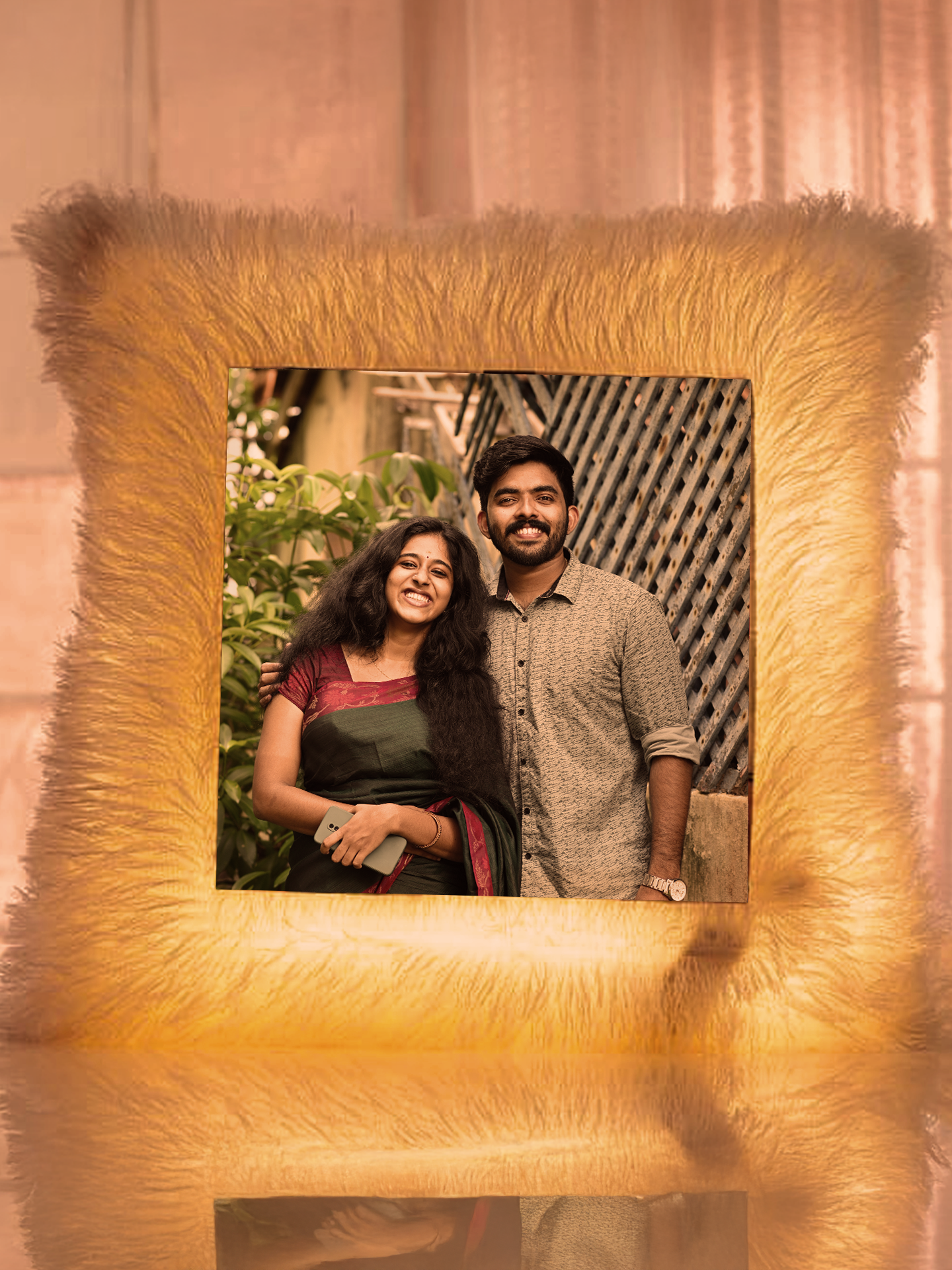 glowcuddle personalized photo fur pillow with led light – anniversary gift