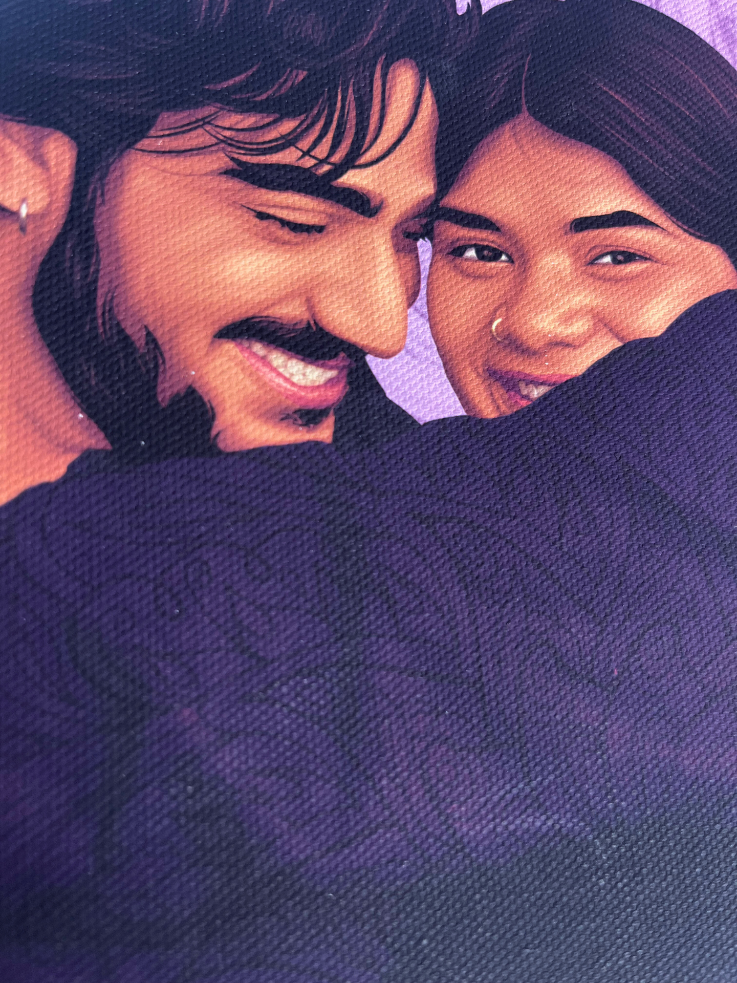 Wedding anniversary canvas gift