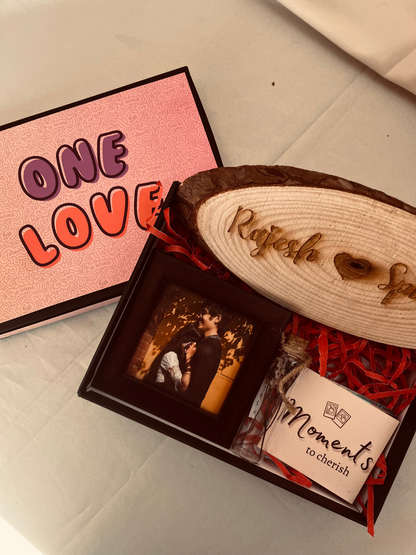 Close-up of handwritten notes in Name Jar – romantic anniversary gift India