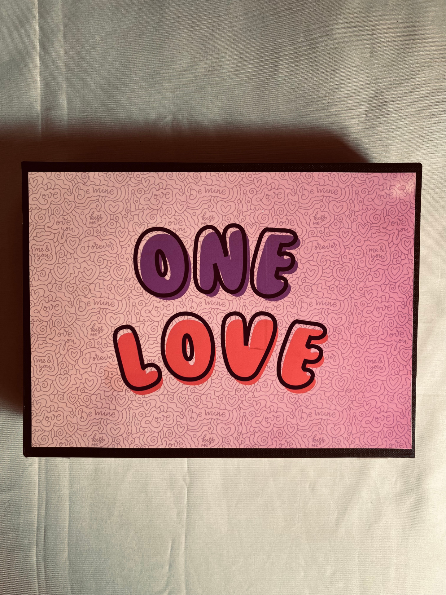 Mini Frame with couple’s photo in anniversary box – special milestone keepsake