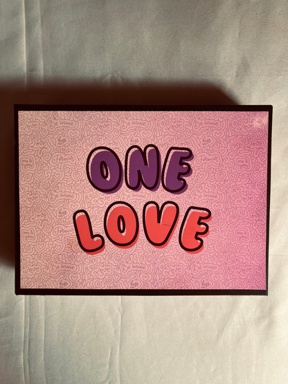 Mini Frame with couple’s photo in anniversary box – special milestone keepsake