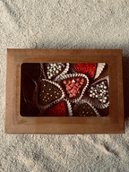 Close-up of rich cocoa LoveBite chocolates – perfect anniversary treat