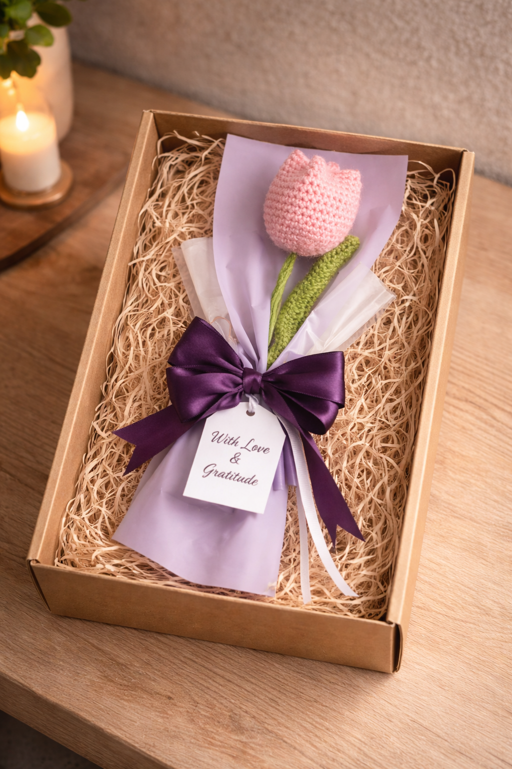 Everlasting Tulip Corchet Bouquet
