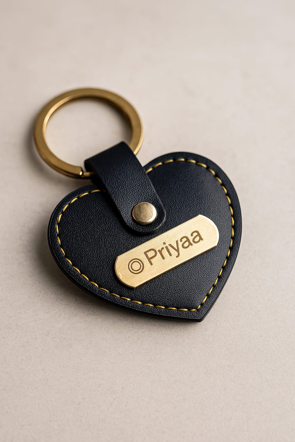 Engraved wooden fridge magnet with couple names carved beautifully on heart-shaped wood.