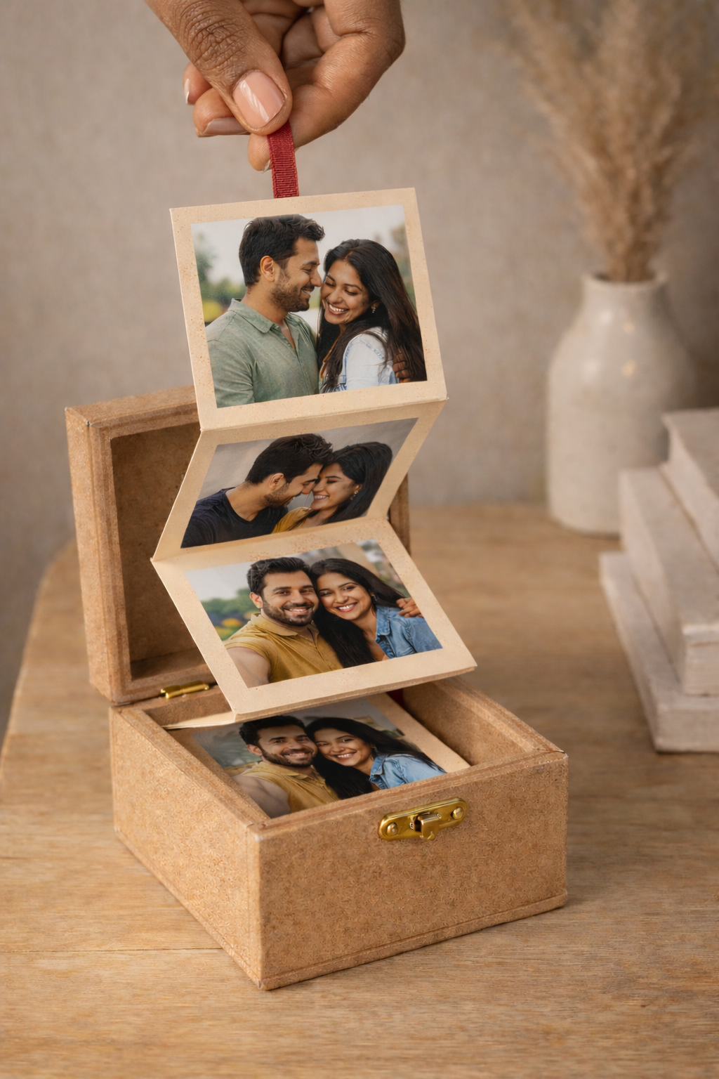 Personalized Mini Photo Album Box