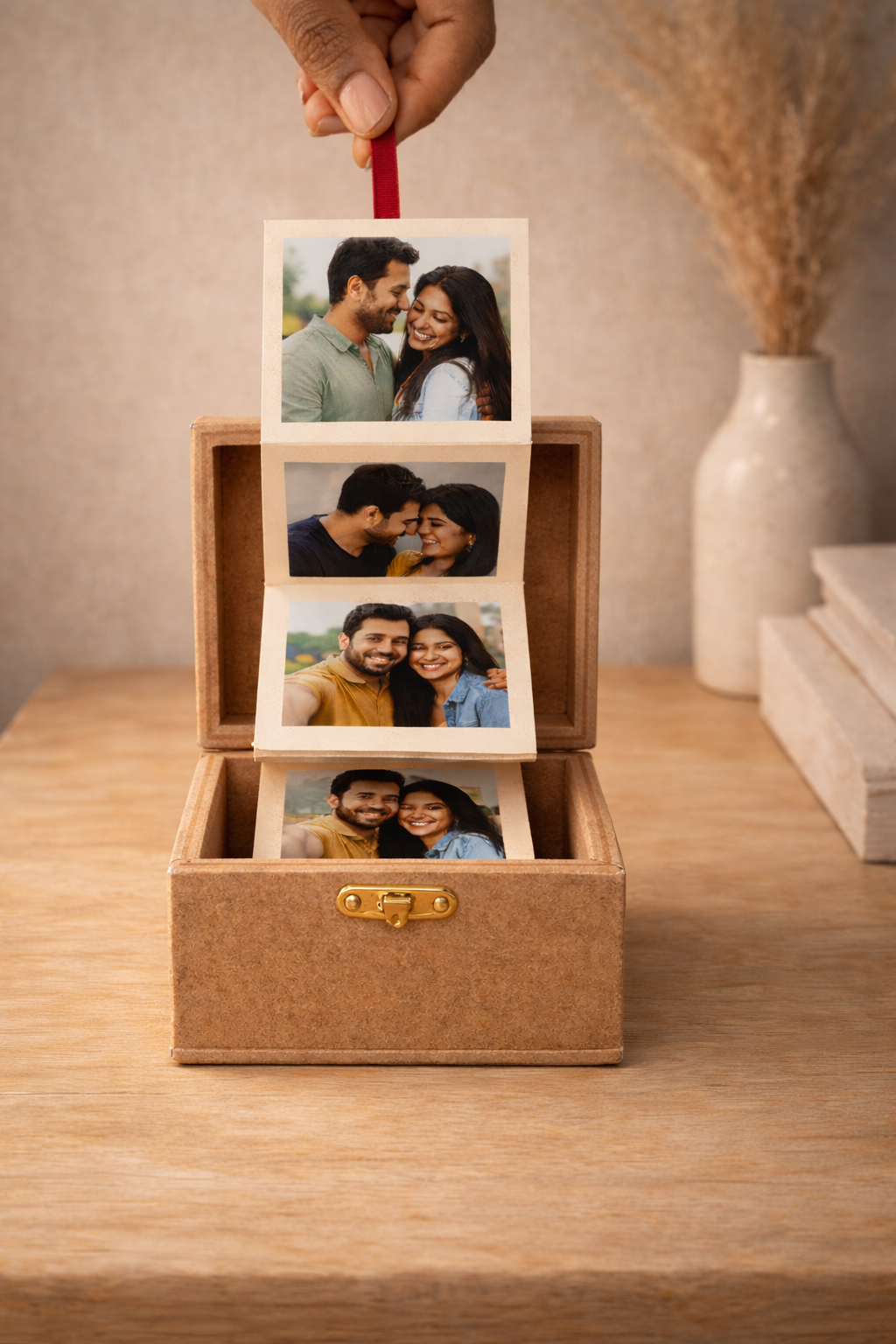Personalized Mini Photo Album Box
