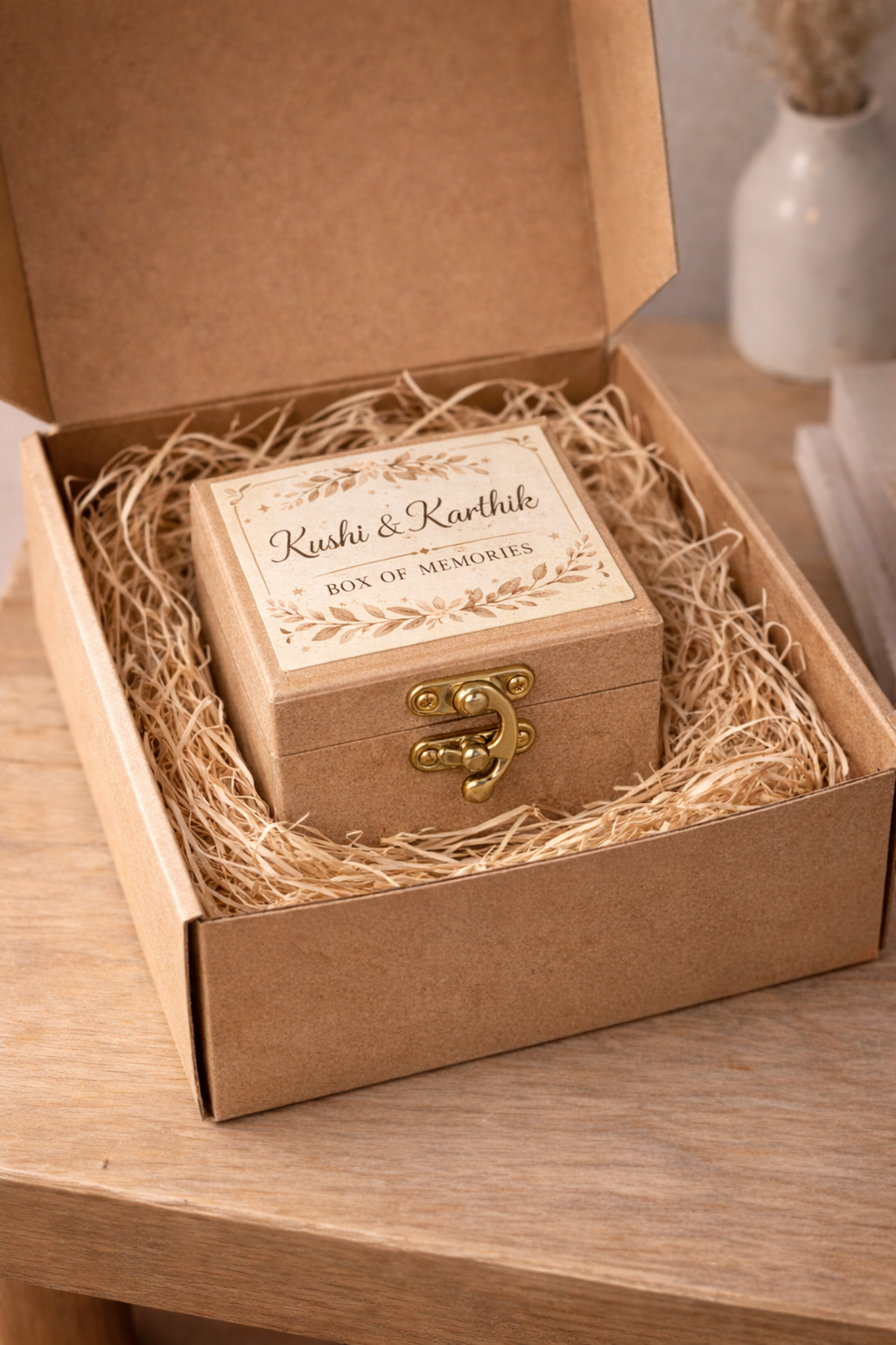 Personalized Mini Photo Album Box