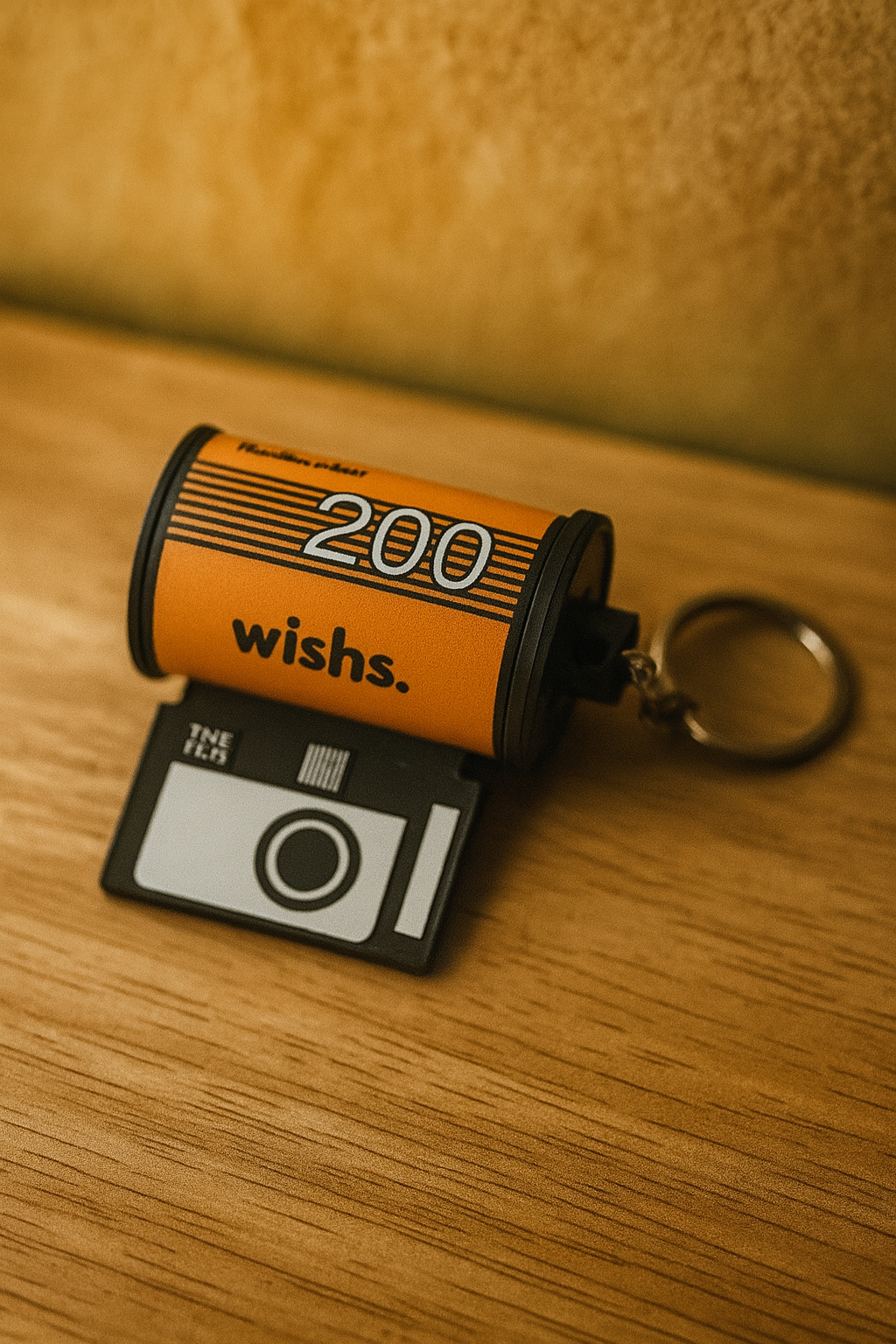 Vintage Film Reel Keychain