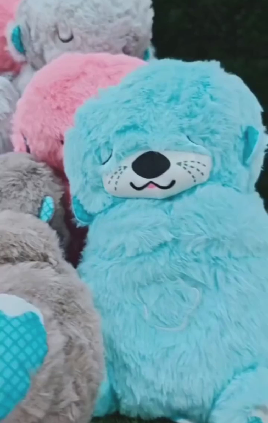 Breathing Teddy Bear with Soft Glow Light