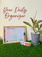 Personalized rewritable daily planner frame with name – Wishs