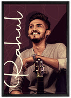 Hand-drawn family digital portrait for custom gifting by Wishs