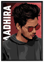 Hand-drawn family digital portrait for custom gifting by Wishs