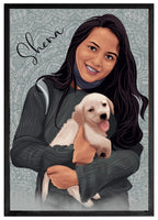 The Portrait Box – personalized framed artwork for birthdays or weddings