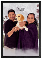 The Portrait Box – personalized framed artwork for birthdays or weddings